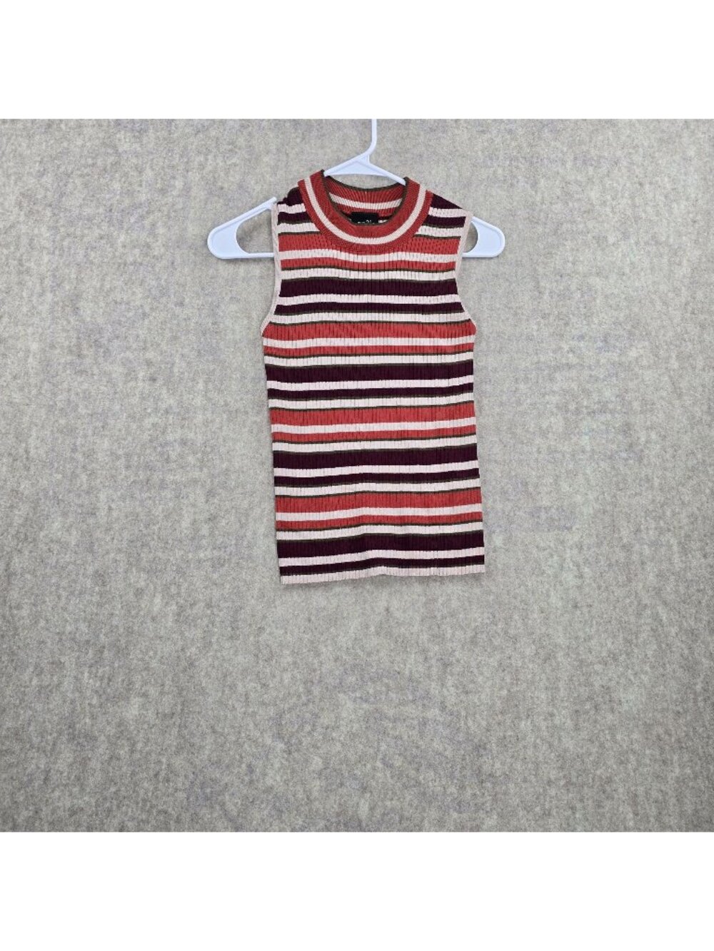 Rue21 Womens Sleeveless Striped Knit Top Multicolor Size M Rayon Blend